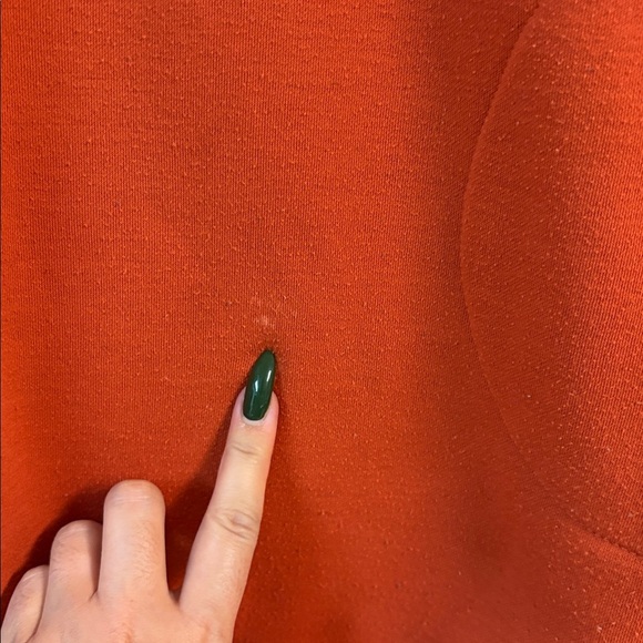 Korean style Orange Paris tunic Sweatshirt/dress size M - Picture 2 of 4